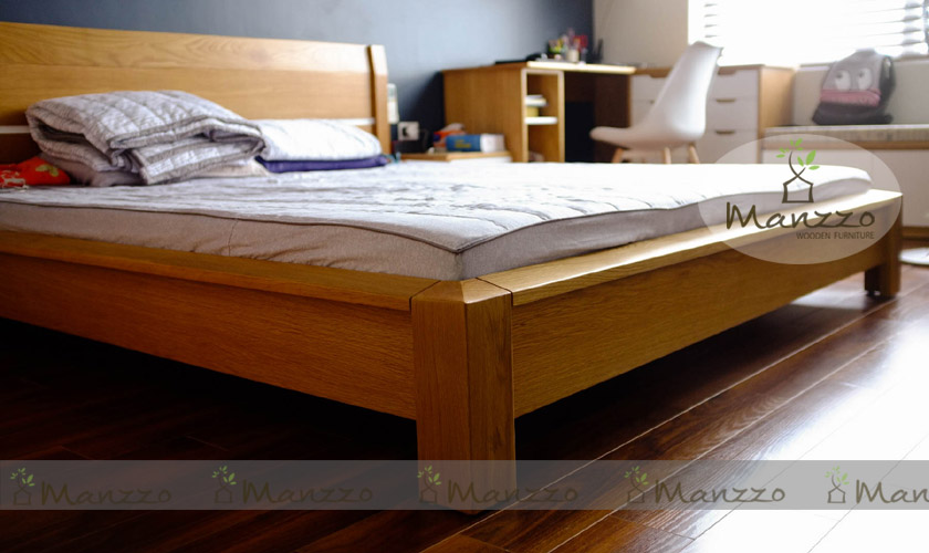Giường ngủ trẻ em gỗ sồi mỹ G102