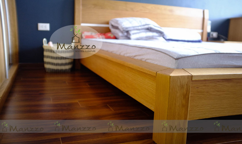 Giường ngủ trẻ em gỗ sồi mỹ G102